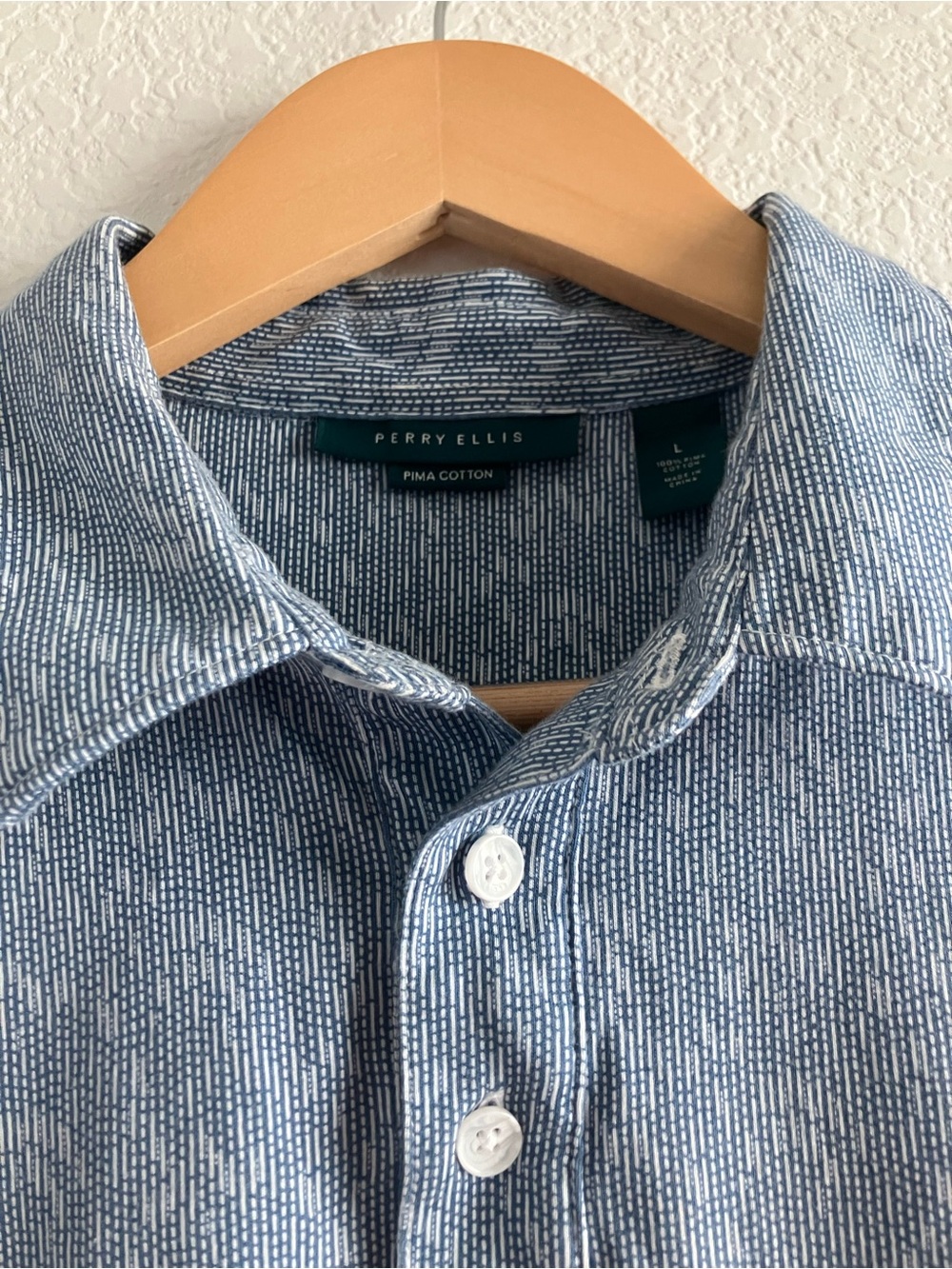 Men's Patterned Polo - Picture 2 of 6